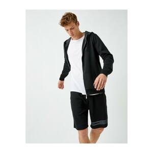 Koton Sweatshirt - Black - Relaxed fit