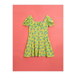 Koton Girl's Floral Dress