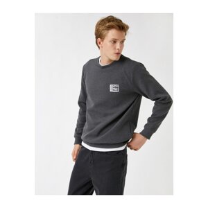 Koton Logo Printed Sweatshirt