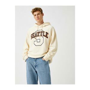 Koton Oversize Seattle Printed Sweatshirt