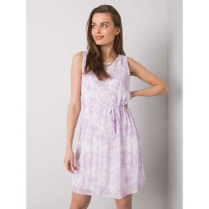 SUBLEVEL Women's Light Purple Pleated Dress