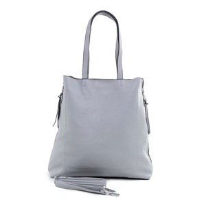 Gray eco-leather bag