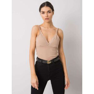 Beige short top by Zemya RUE PARIS