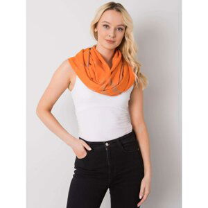 Orange plaid scarf