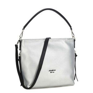 Silver women's handbag LUIGISANTO