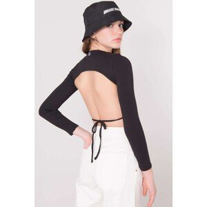 BSL Black short top with open back