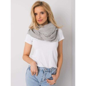 Women's gray one-color scarf