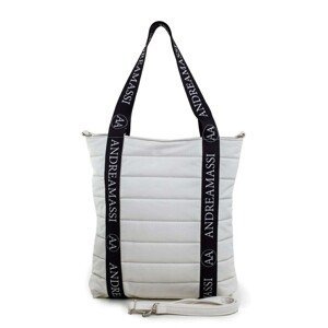 Ladies' white quilted bag