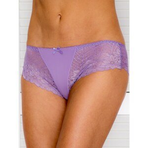 Ladies' purple briefs with a bow