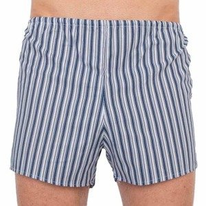 Classic men's shorts Foltýn dark blue stripes