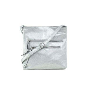 Women's silver bag with pockets