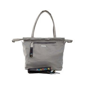 Gray women's city bag