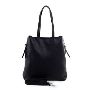 Black eco-leather bag
