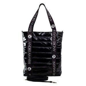 Black lacquered bag