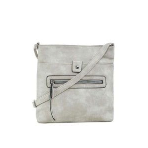 Gray women's eco-leather bag