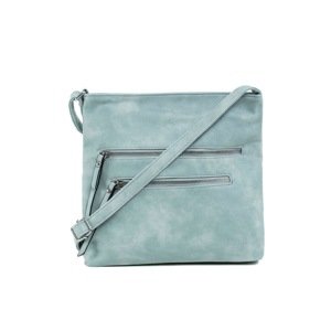 Light blue women's bag with pockets