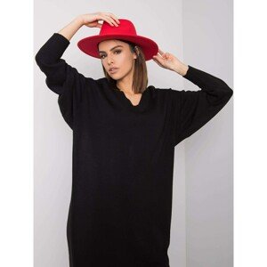 RUE PARIS Black knitted dress