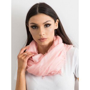 Light pink scarf with rhinestones