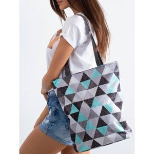 Bag with a geometric pattern