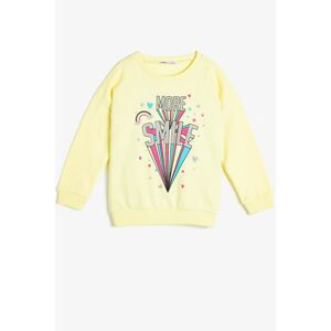 Koton Boys Yellow More Smile Kids Sweatshirt