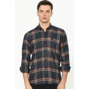 G708 DEWBERRY MEN'S SHIRT-DARK NAVY BLUE