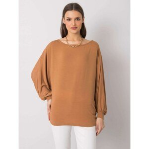 Light brown oversized blouse Madelena RUE PARIS