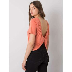 Peach casual blouse Giselle RUE PARIS