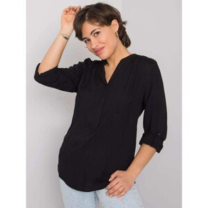 RUE PARIS Black shirt blouse