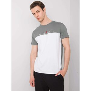 Light khaki-white men's Morris LIWALI t-shirt