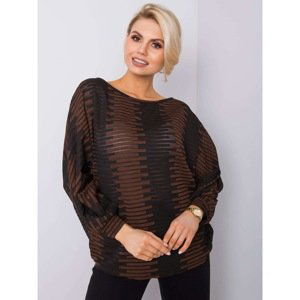 Brown Kyoka RUE PARIS blouse