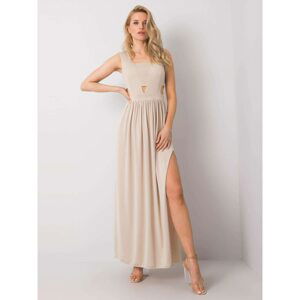 Beige long dress