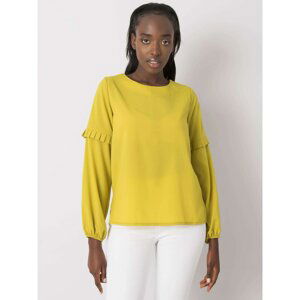 Light green women's blouse