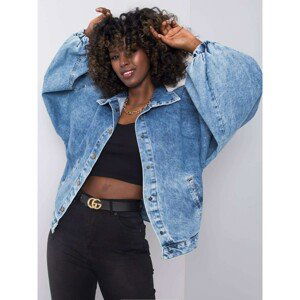 Diamond RUE PARIS blue denim jacket