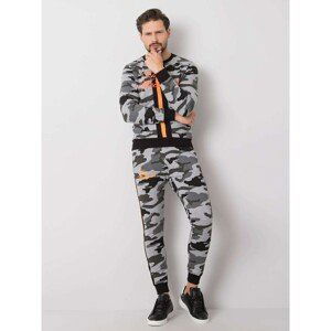 Men's gray camo set