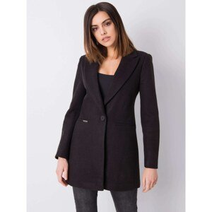 Black classic women's coat