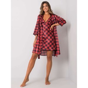 Checkered black and red sleeping set