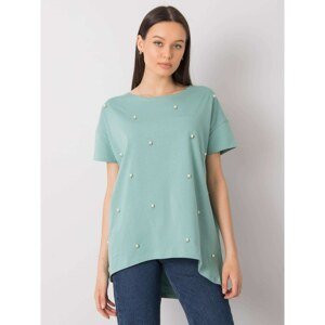 Green blouse with Etta patch