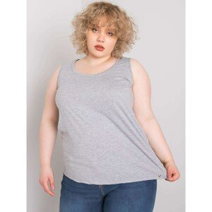 Grey women's top size plus