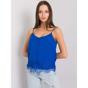 Cobalt top with buttons