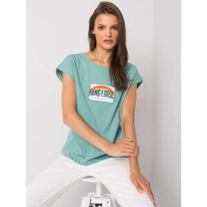 Women's cotton mint t-shirt