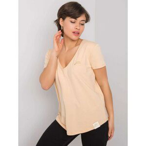 Beige T-shirt Ginny FOR FITNESS
