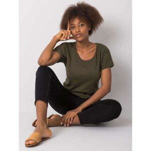 Women's khaki T-shirt