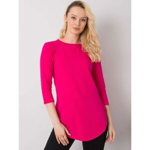 Women's fuchsia cotton blouse