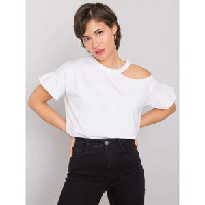 White cotton blouse