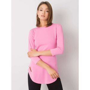 Women's pink cotton blouse