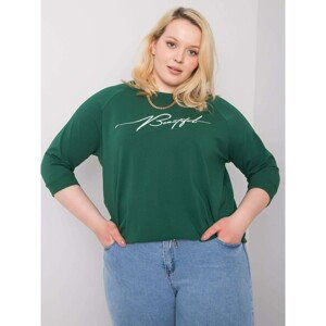 Green blouse with Rosie lettering