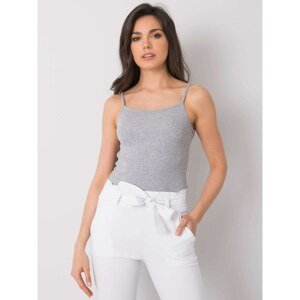 Basic top RUE PARIS Grey melange