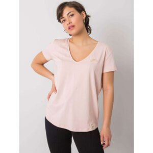 Light pink T-shirt by Ginny FOR FITNESS