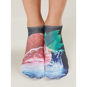Women's ankle socks with print