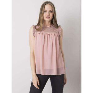 Dusty pink formal blouse Aileen